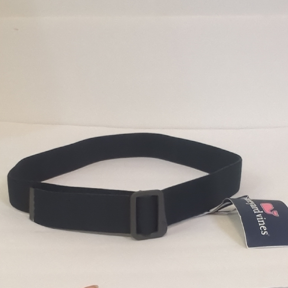 Vineyard Vines Patterned Stretch OTG D-Ring Men's Belt Dark Green